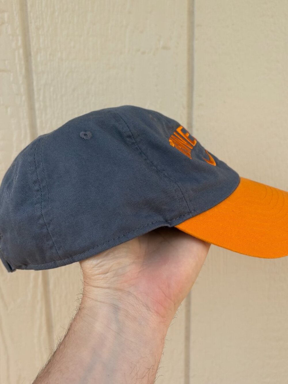 Nike Heritage 86 Tennessee Volunteers Dad Hat Unisex Gray Orange Adjustable - Picture 2 of 8